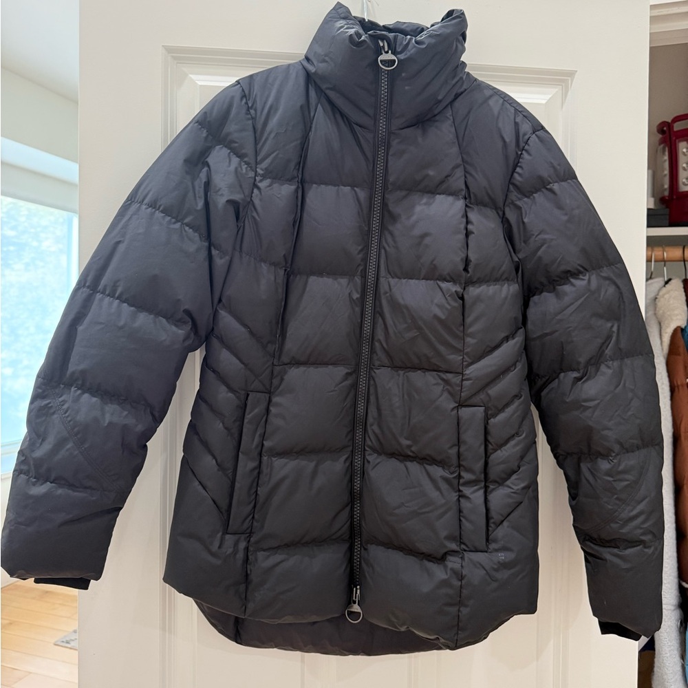 Athleta Black Puffer Jacket